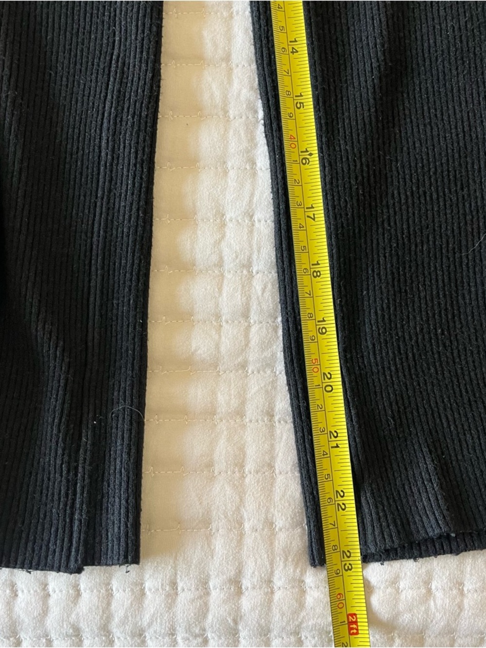 Uniqlo Black Wide-Leg Ribbed Knit Lounge Pants XS - Picture 4 of 4